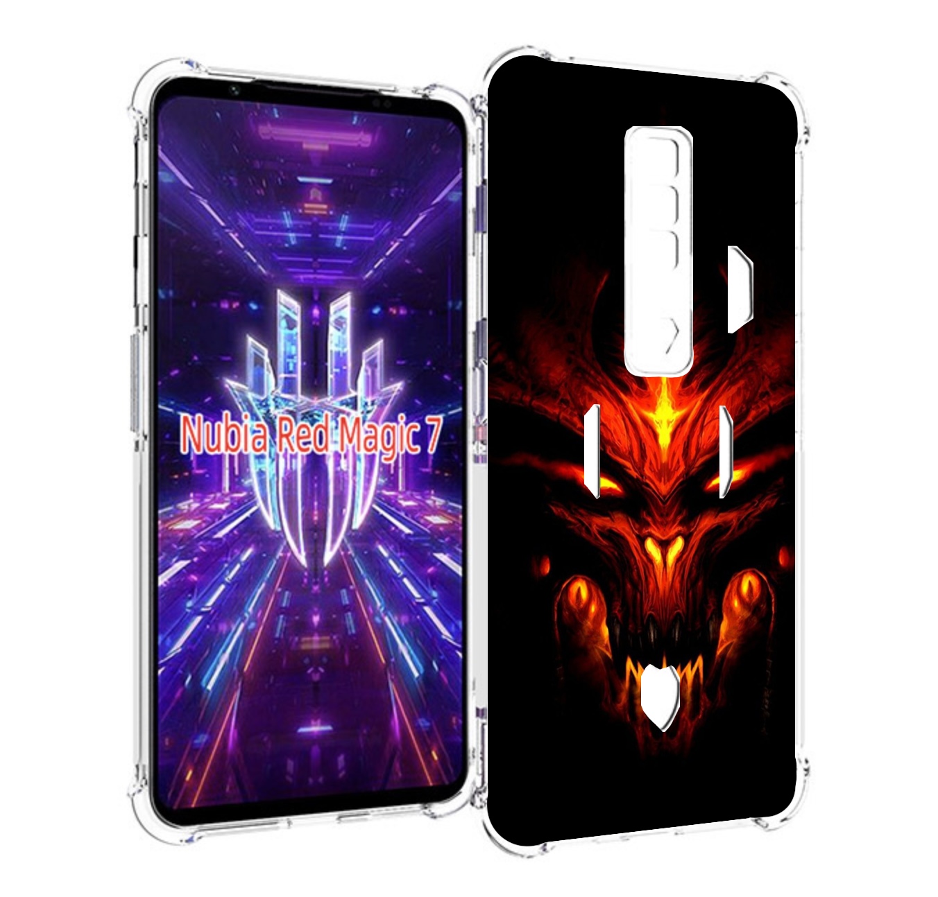 

Чехол MyPads diablo-3 для ZTE Nubia Red Magic 7, Прозрачный, Tocco