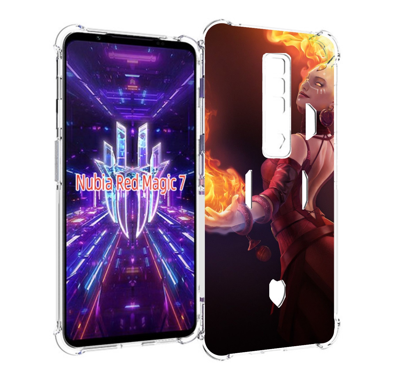 

Чехол MyPads dota 2 Lina для ZTE Nubia Red Magic 7, Прозрачный, Tocco