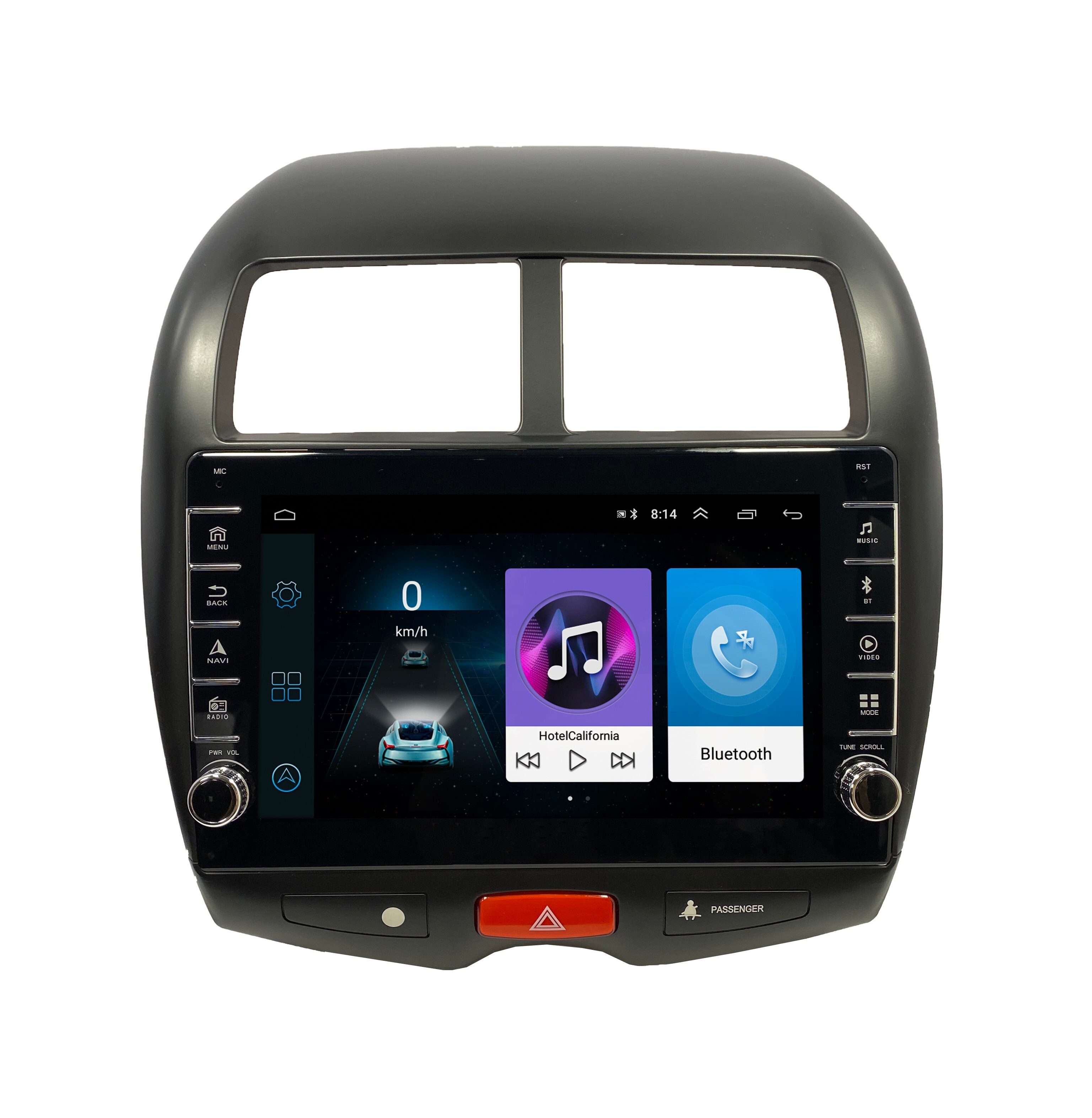 Автомагнитола ANDROID Mitsubishi ASX до 2014, Android 12, 2/32GB, с крутилками / Мультирул