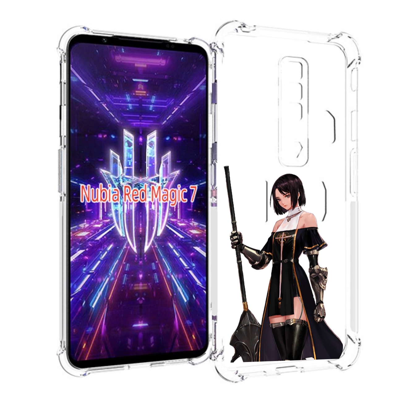 

Чехол MyPads dungeon-fighter для ZTE Nubia Red Magic 7, Прозрачный, Tocco