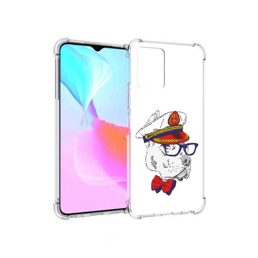 

Чехол MyPads Tocco для Vivo Y33s бульдог (PT226981.417.251), Прозрачный, Tocco