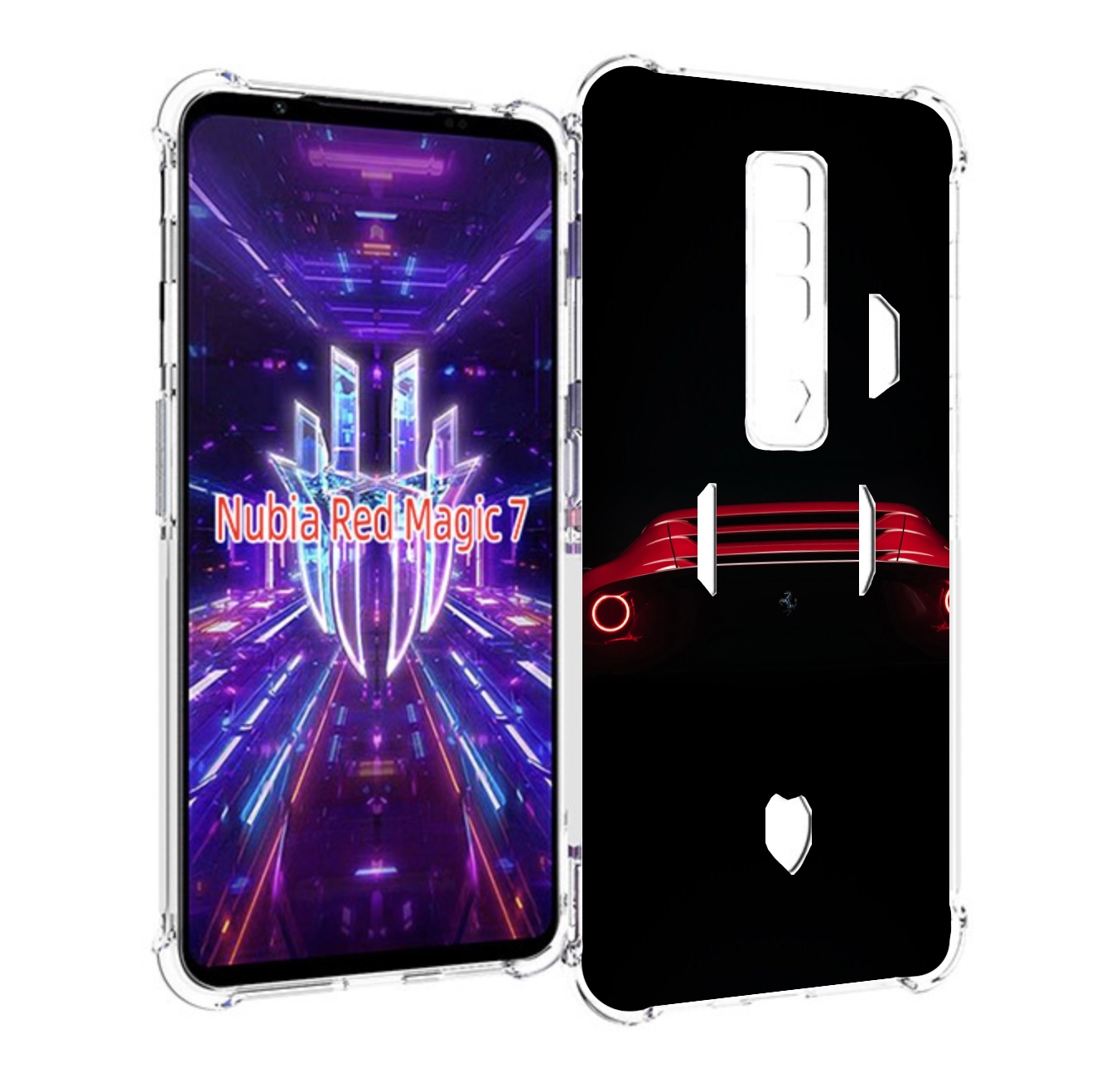 

Чехол MyPads ferrari 1 для ZTE Nubia Red Magic 7, Прозрачный, Tocco