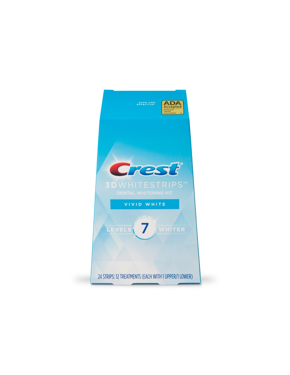 Отбеливающие полоски Crest 3D White Vivid White 24 шт