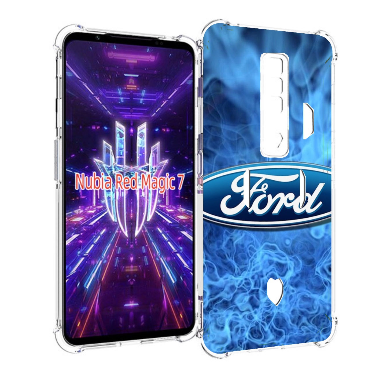 

Чехол MyPads ford-22 м для ZTE Nubia Red Magic 7, Прозрачный, Tocco