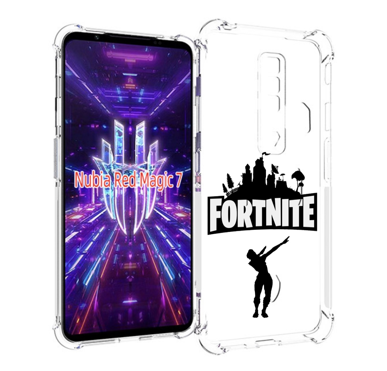 

Чехол MyPads fortnite-2 для ZTE Nubia Red Magic 7, Прозрачный, Tocco