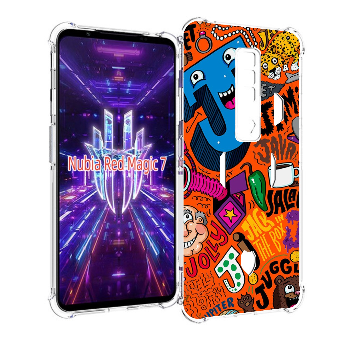 

Чехол MyPads funky-decor для ZTE Nubia Red Magic 7, Прозрачный, Tocco
