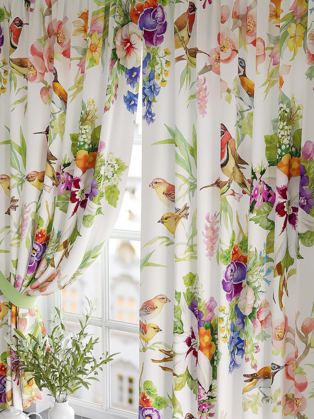 

Комплекты штор AT HOME Лорфис высота 180 см, ширина 150 см, Белый, 920687