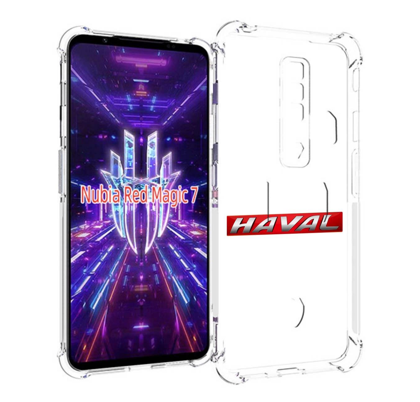 

Чехол MyPads haval для ZTE Nubia Red Magic 7, Прозрачный, Tocco