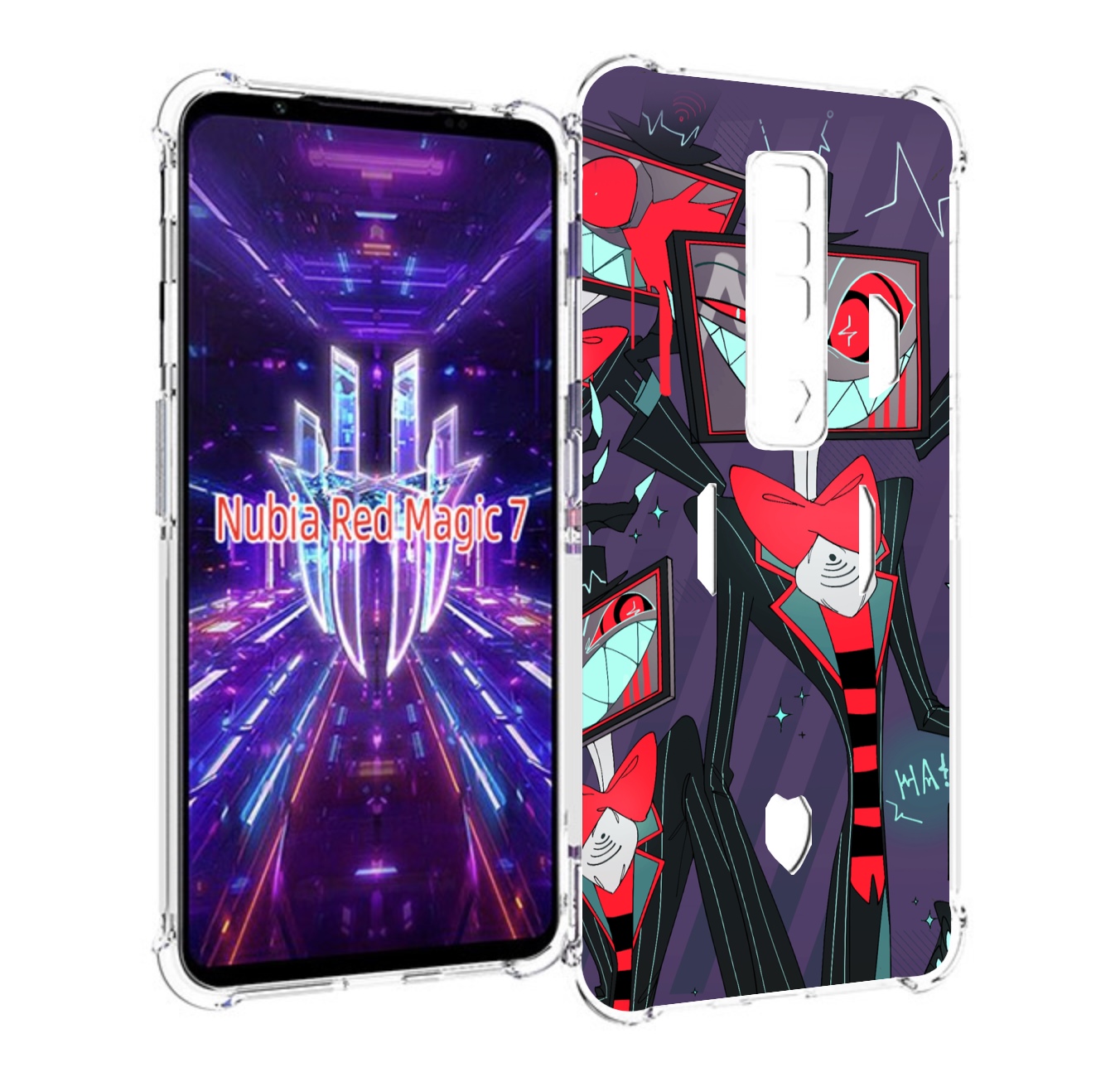 

Чехол MyPads hazbin hotel для ZTE Nubia Red Magic 7, Прозрачный, Tocco