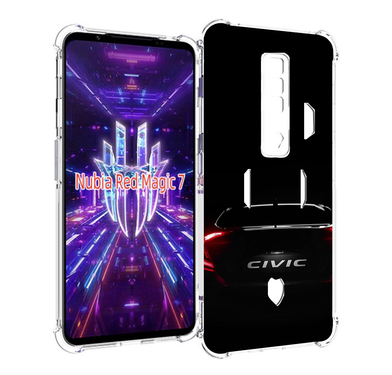 

Чехол MyPads honda 2 для ZTE Nubia Red Magic 7, Прозрачный, Tocco