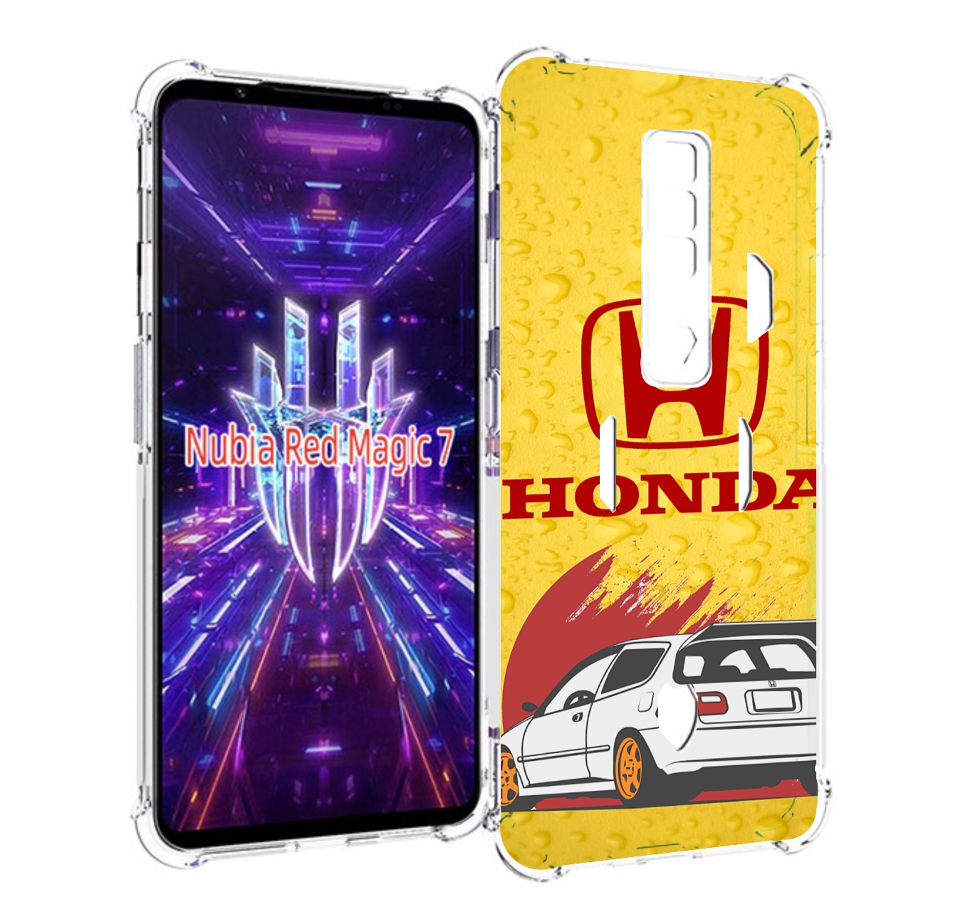 

Чехол MyPads honda-motor для ZTE Nubia Red Magic 7, Прозрачный, Tocco