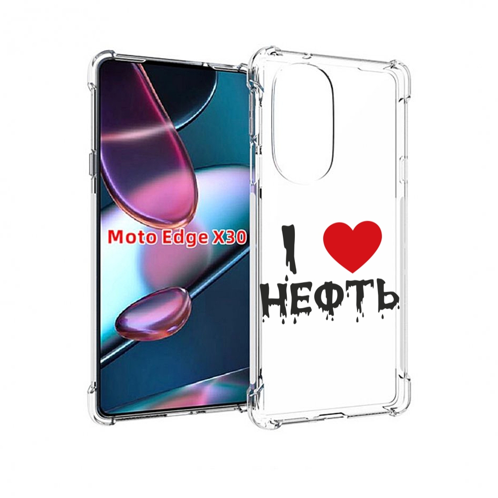 

Чехол MyPads нефть для Motorola Moto Edge X30, Прозрачный, Tocco
