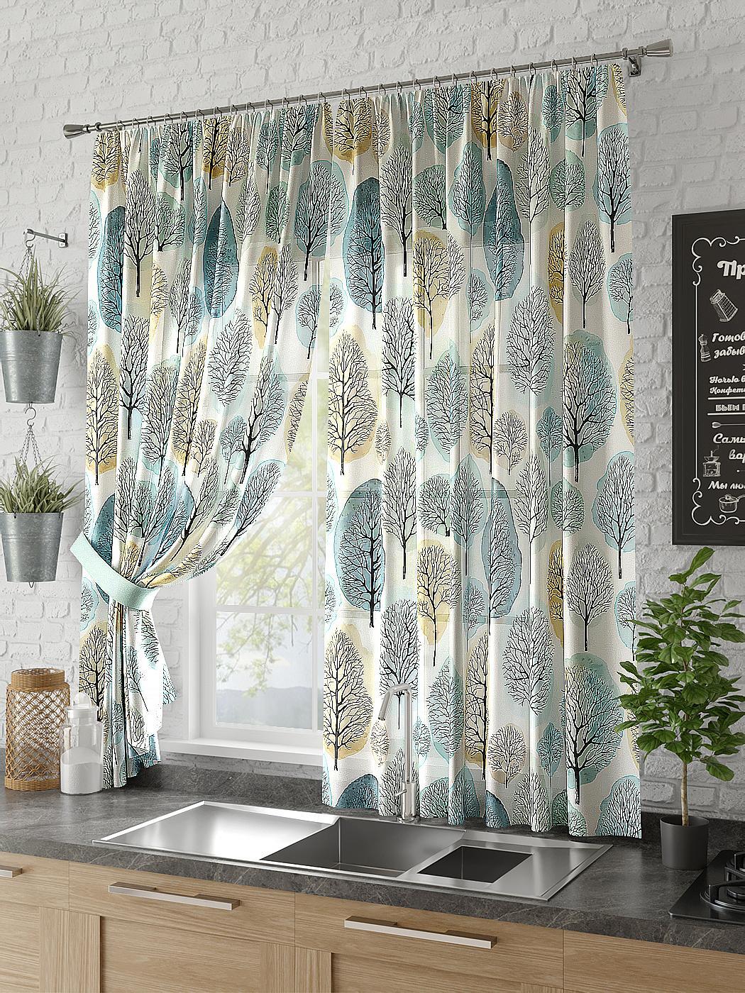 

Комплекты штор AT HOME Аарони высота 180 см, ширина 150 см, Белый, 930378