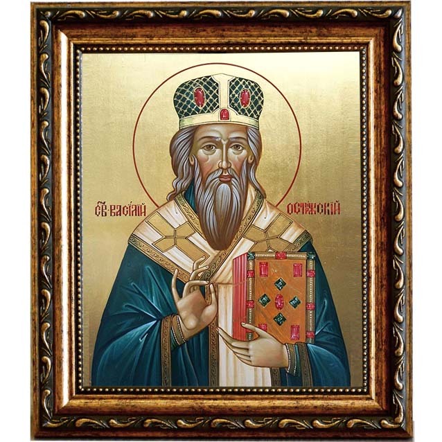

Василий Острожский, Требинский, Захолмский, Скендерийский Святитель. Икона на холсте.