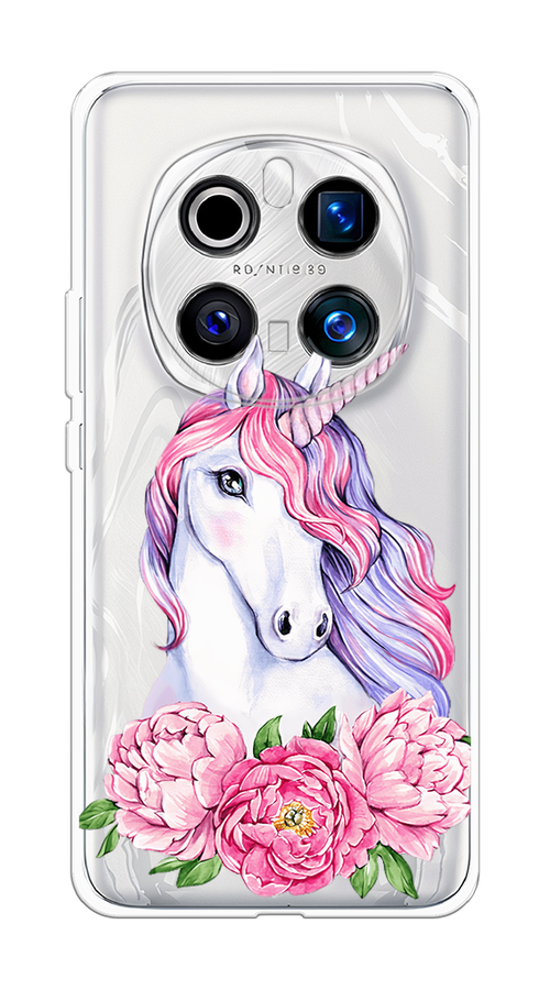 

Чехол на Honor Magic 7 Pro "Единорог с пионами", Розовый;белый;зеленый, 6125650-1