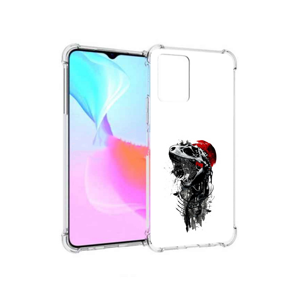 

Чехол MyPads Tocco для Vivo Y33s вымерший динозавр (PT226981.417.284), Прозрачный, Tocco