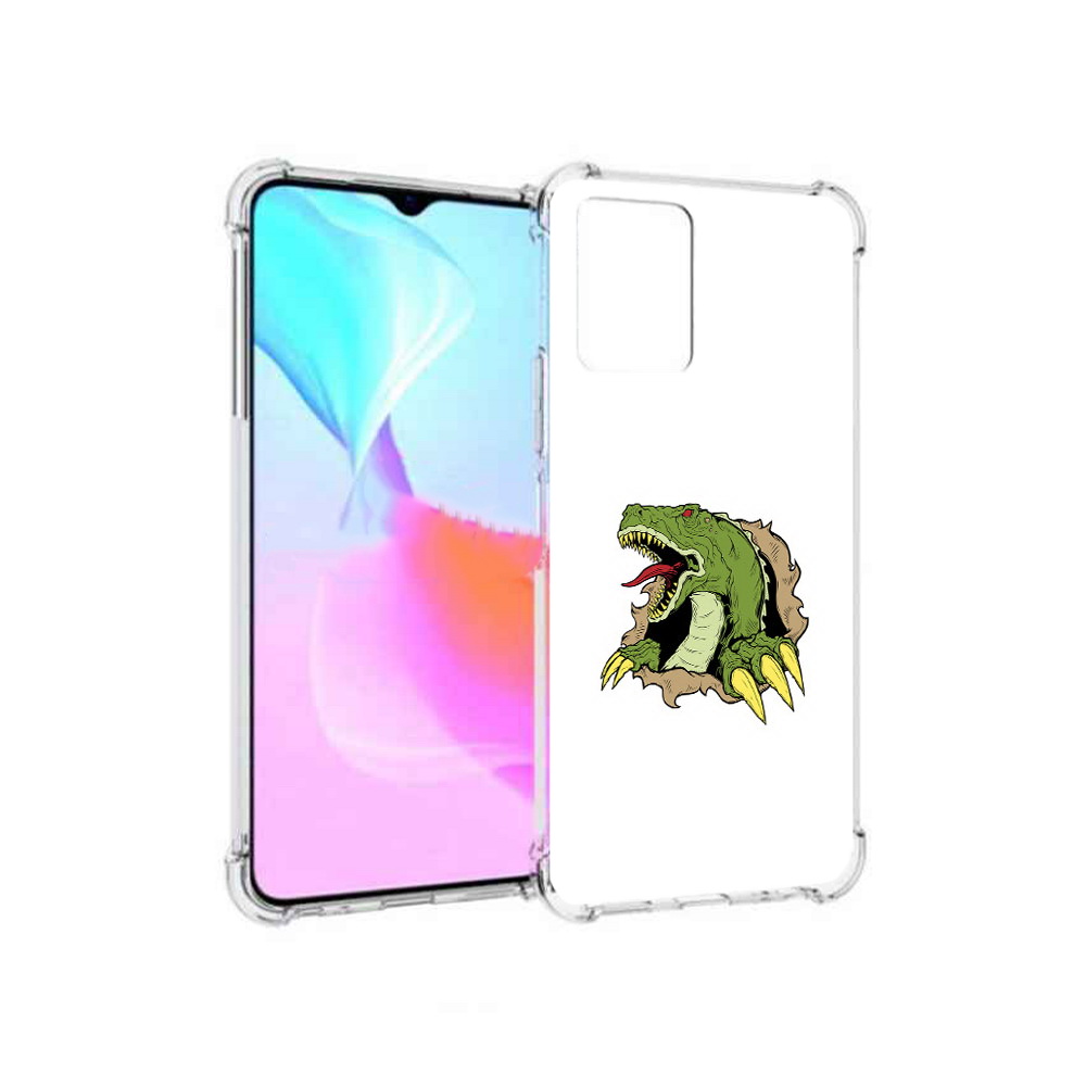 

Чехол MyPads Tocco для Vivo Y33s годзила (PT226981.417.290), Прозрачный, Tocco