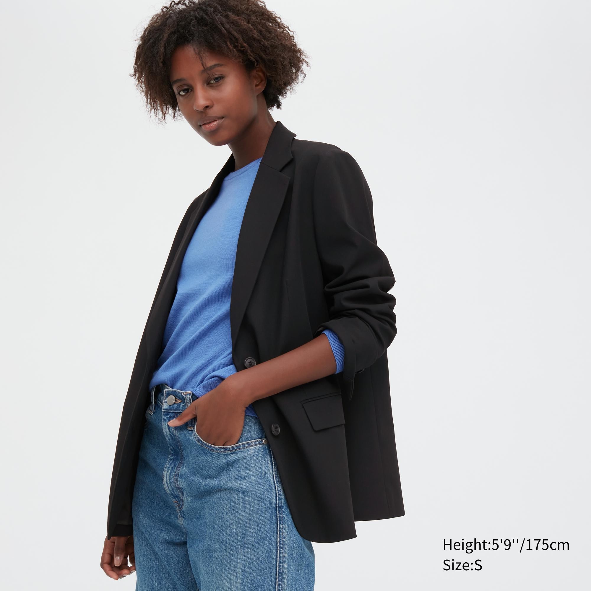

Блейзер женский UNIQLO 453032COL09 черный XS (доставка из-за рубежа), 453032COL09