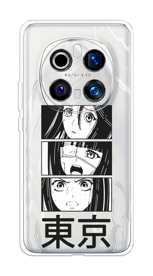 

Чехол на Honor Magic 7 Pro "Tokyo girls", Белый;черный;прозрачный, 6125650-1