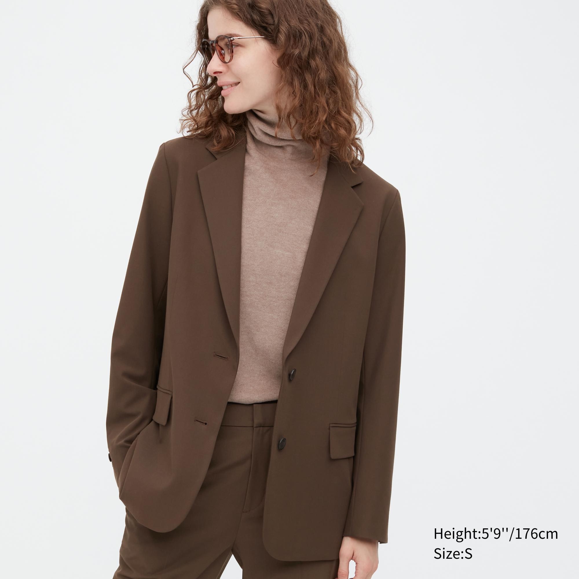 

Блейзер женский UNIQLO 453032COL36 коричневый S (доставка из-за рубежа), 453032COL36