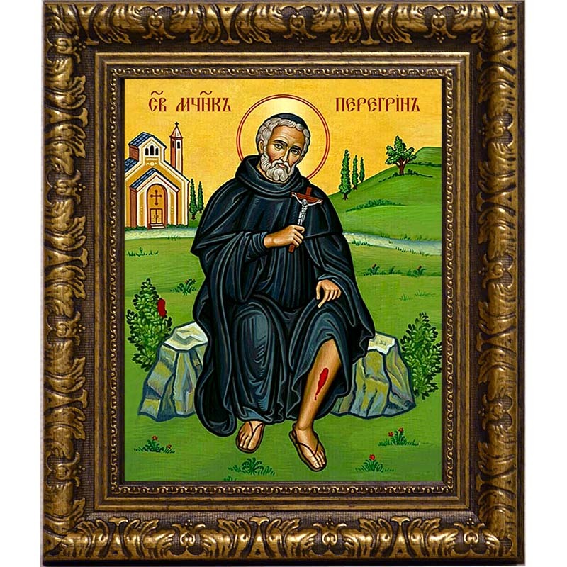 

Перегрин Диррахийский мученик. Икона на холсте.
