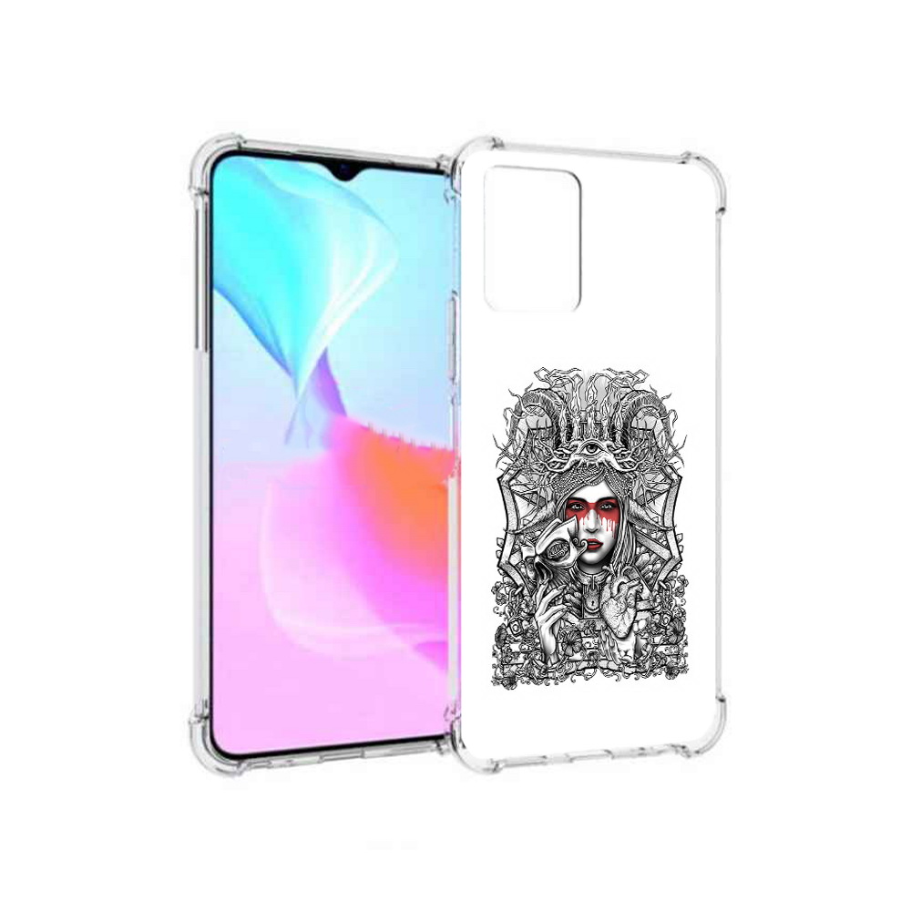 

Чехол MyPads Tocco для Vivo Y33s грусная девушка (PT226981.417.302), Прозрачный, Tocco