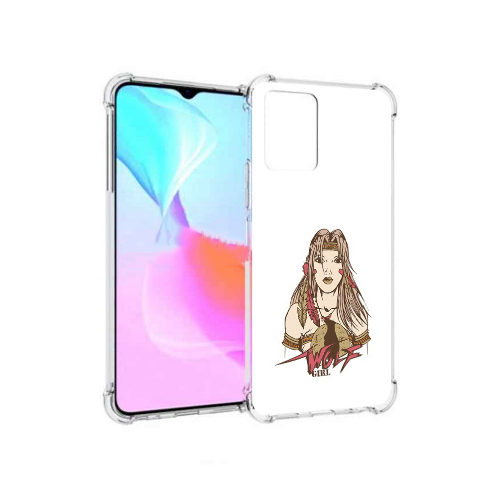 

Чехол MyPads Tocco для Vivo Y33s девушка волк (PT226981.417.306), Прозрачный, Tocco