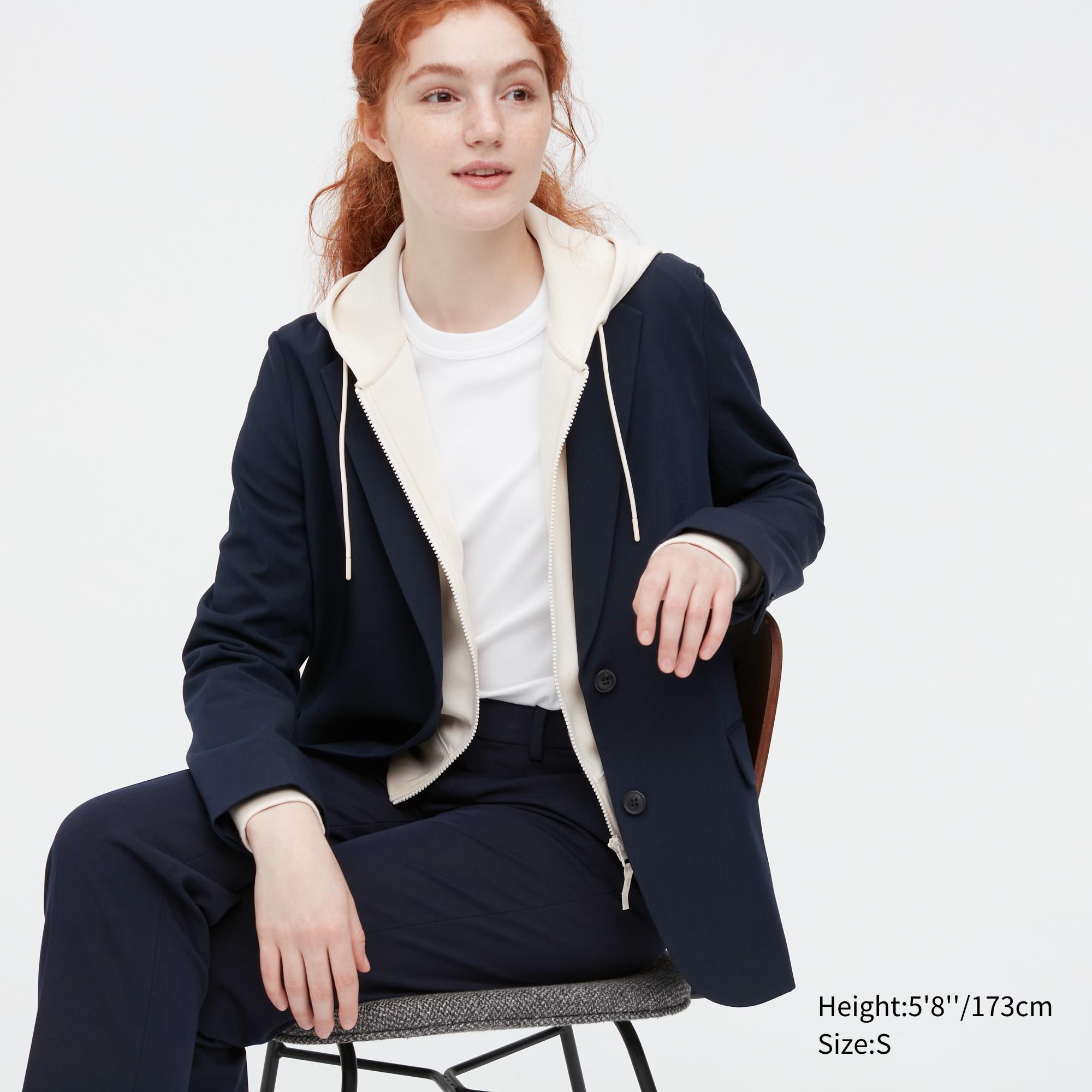 Блейзер женский UNIQLO 453032COL69 синий XL (доставка из-за рубежа)