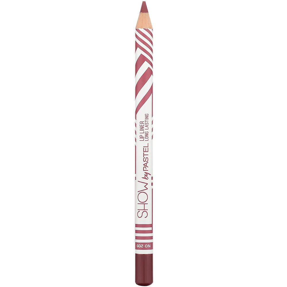 Карандаш для губ PASTEL Show Long Lasting Lip Liner Pencil матовый, тон 209, 1,14 г карандаш для губ parisa stay nude lip pencil с матовым покрытием тон 702
