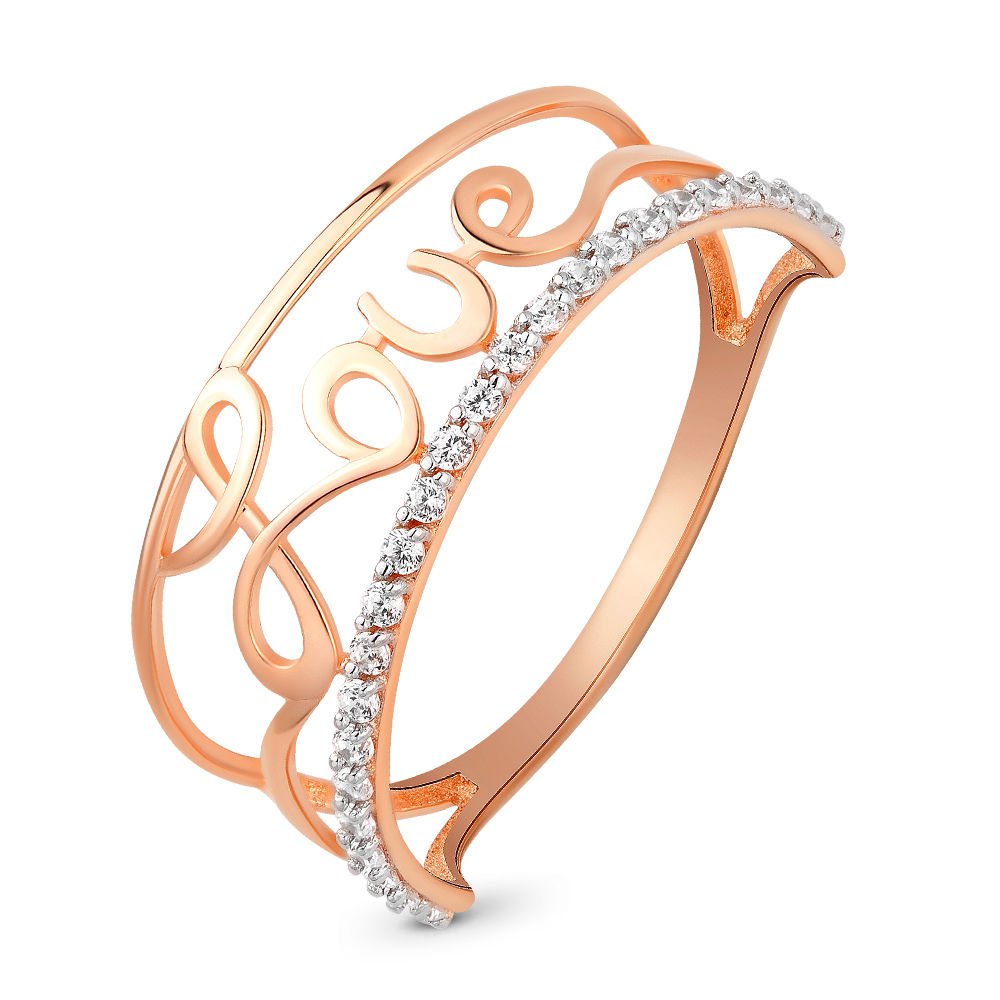 

Кольцо из золота р. , 585Gold 301003051, фианит, 301003051