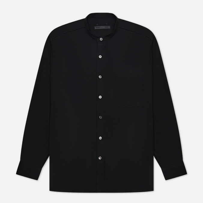

Мужская рубашка SOPHNET. Super Black Wool Band Collar Big чёрный, Размер XL, Черный, Super Black Wool Band Collar Big