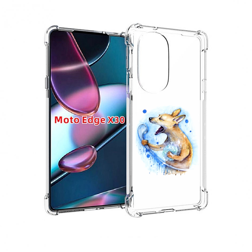 

Чехол MyPads пение в душе для Motorola Moto Edge X30, Прозрачный, Tocco