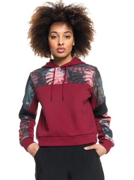 

Худи женское Roxy ERJFT04455 бордовое 34, ERJFT04455