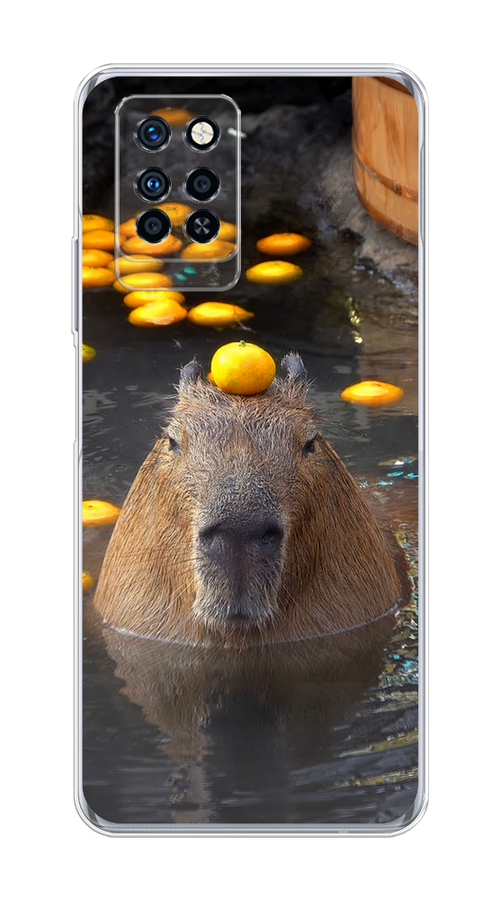 

Чехол на Infinix Note 10 Pro "Капибара отдыхает", 3100150-1