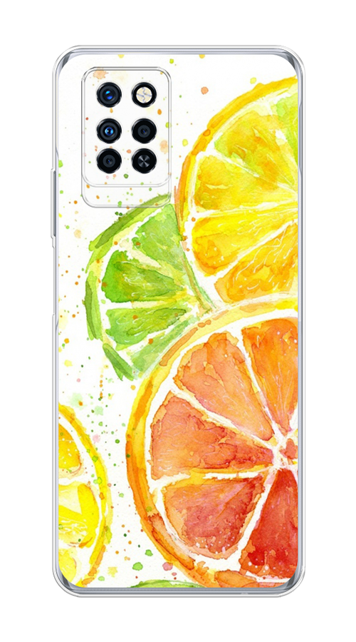 

Чехол на Infinix Note 10 Pro "Цитрусовые", Белый;желтый;красный;зеленый, 3100150-1