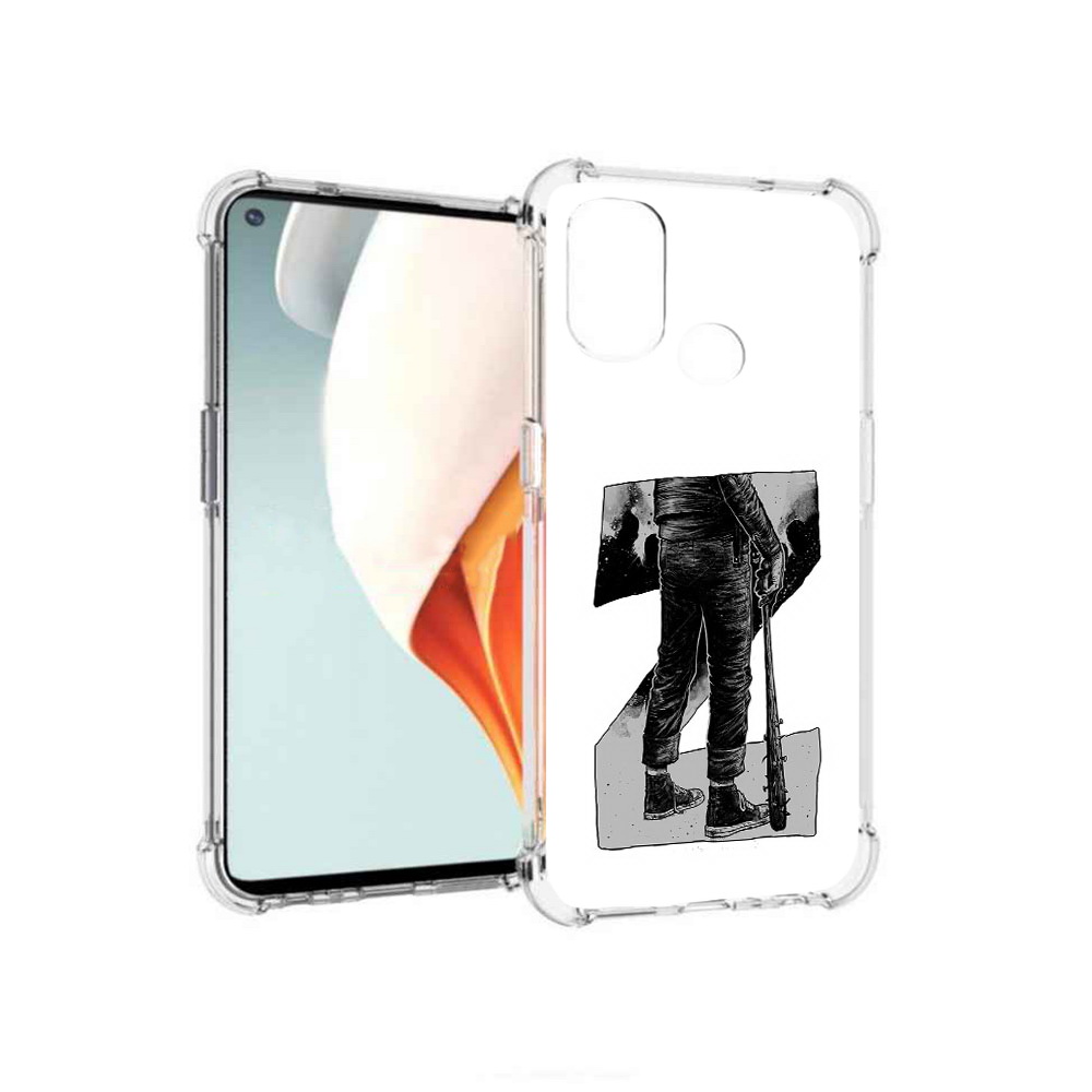 

Чехол MyPads Tocco для OnePlus Nord N100 воин черно белый (PT227045.141.265), Tocco