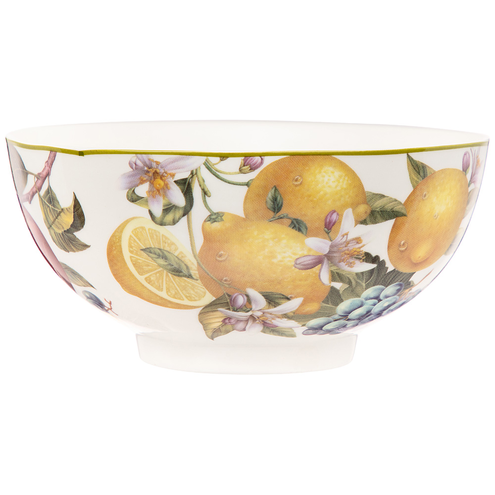 

Набор из 2 штук Салатник Lefard Фрукты 15х7см, 650мл, фарфор (104-795_2), Желтый