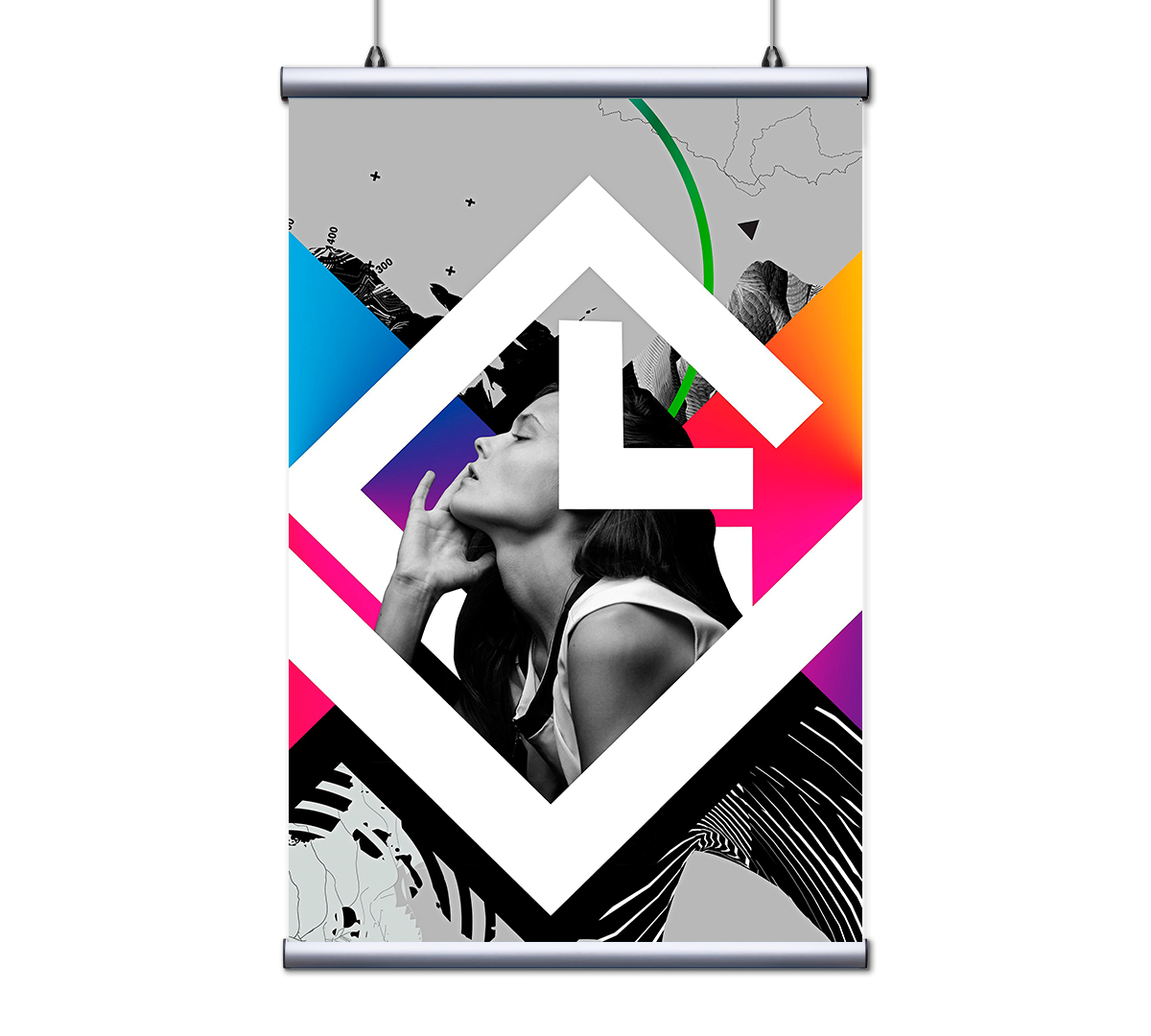 

Постер интерьерный Poly Print Art P02000536/S/5 60х90 см. без рамки