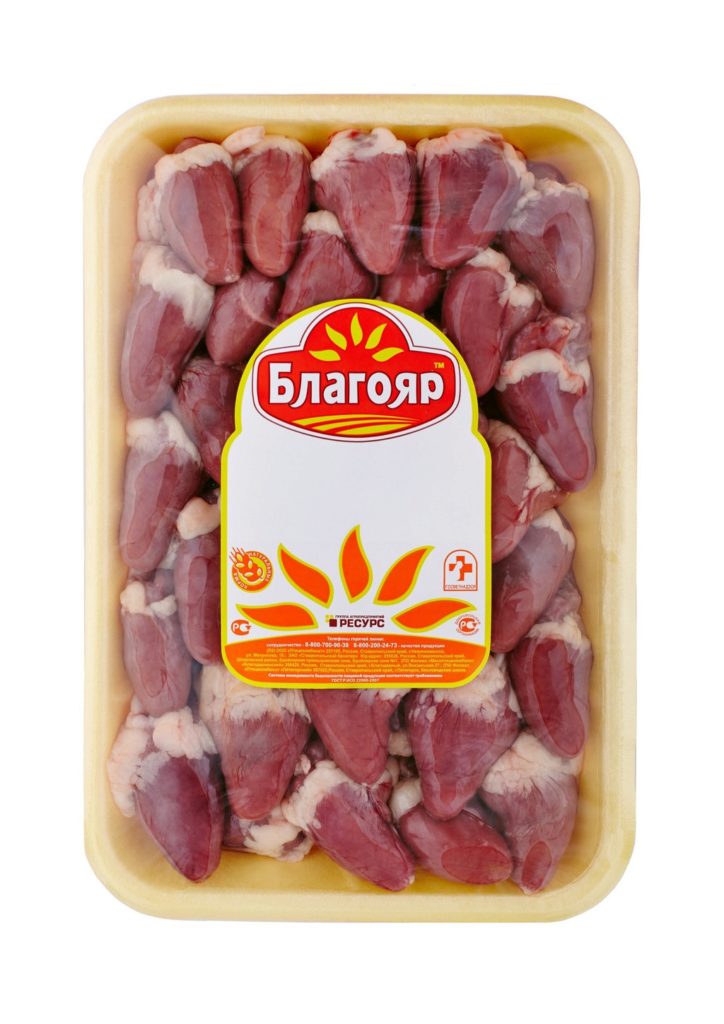 

Сердце цыпленка-бройлера Благояр охлажденное 490 г