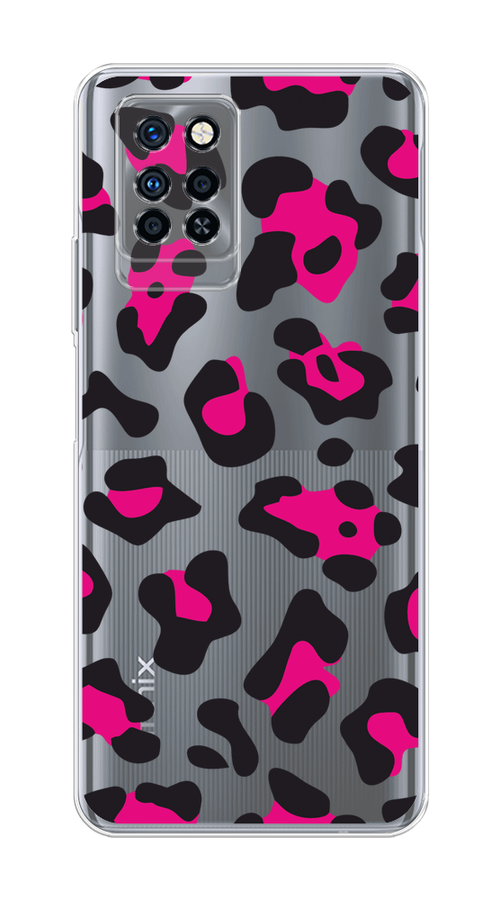

Чехол на Infinix Note 10 Pro "Pink cow spots", Черный;розовый, 3100150-1