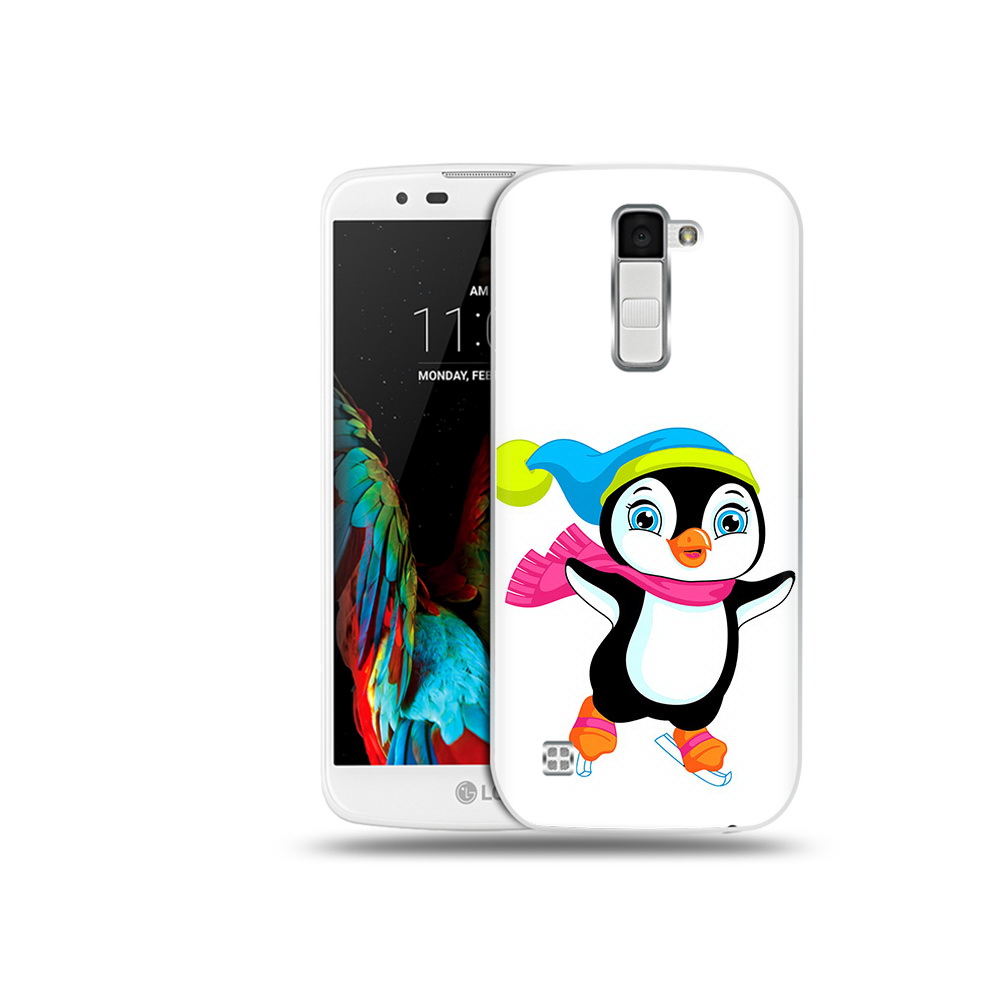 

Чехол MyPads Tocco для LG K10 пингвин на коньках (PT30014.80.540), Прозрачный, Tocco