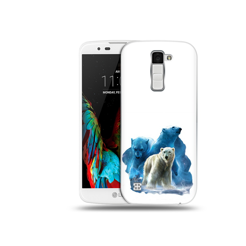 

Чехол MyPads Tocco для LG K10 полярный медведь (PT30014.80.549), Прозрачный, Tocco