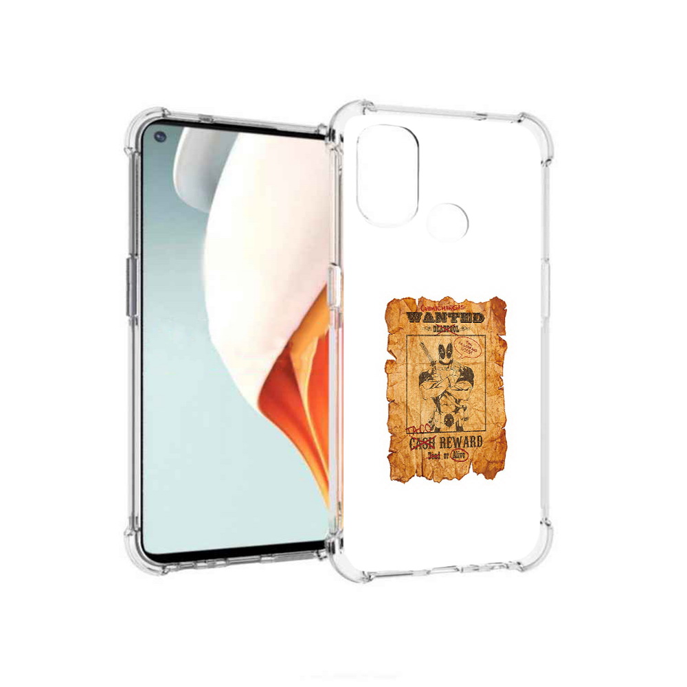 

Чехол MyPads Tocco для OnePlus Nord N100 дедпул (PT227045.141.317), Прозрачный, Tocco