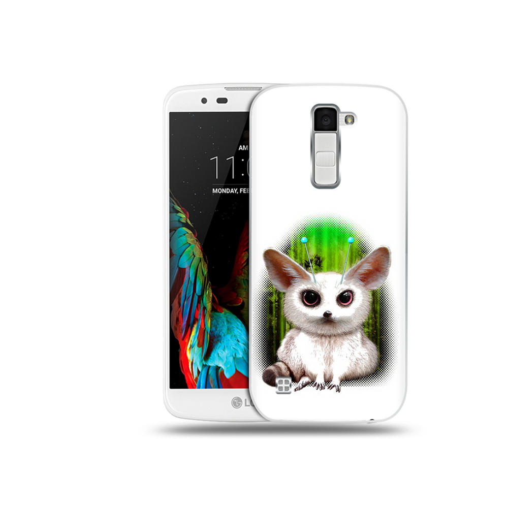 

Чехол MyPads Tocco для LG K10 пушистое животное (PT30014.80.560), Прозрачный, Tocco