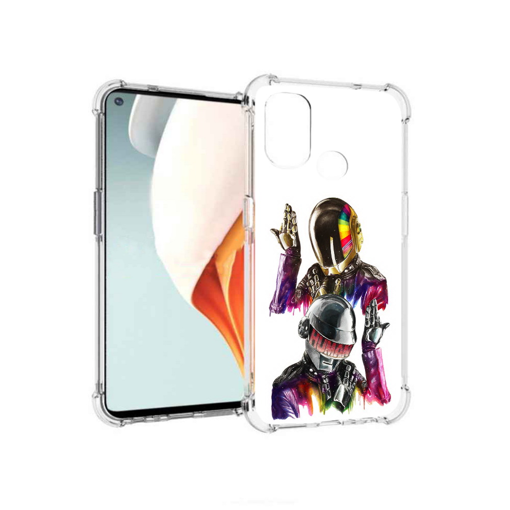 

Чехол MyPads Tocco для OnePlus Nord N100 диско космонавты (PT227045.141.329), Прозрачный, Tocco