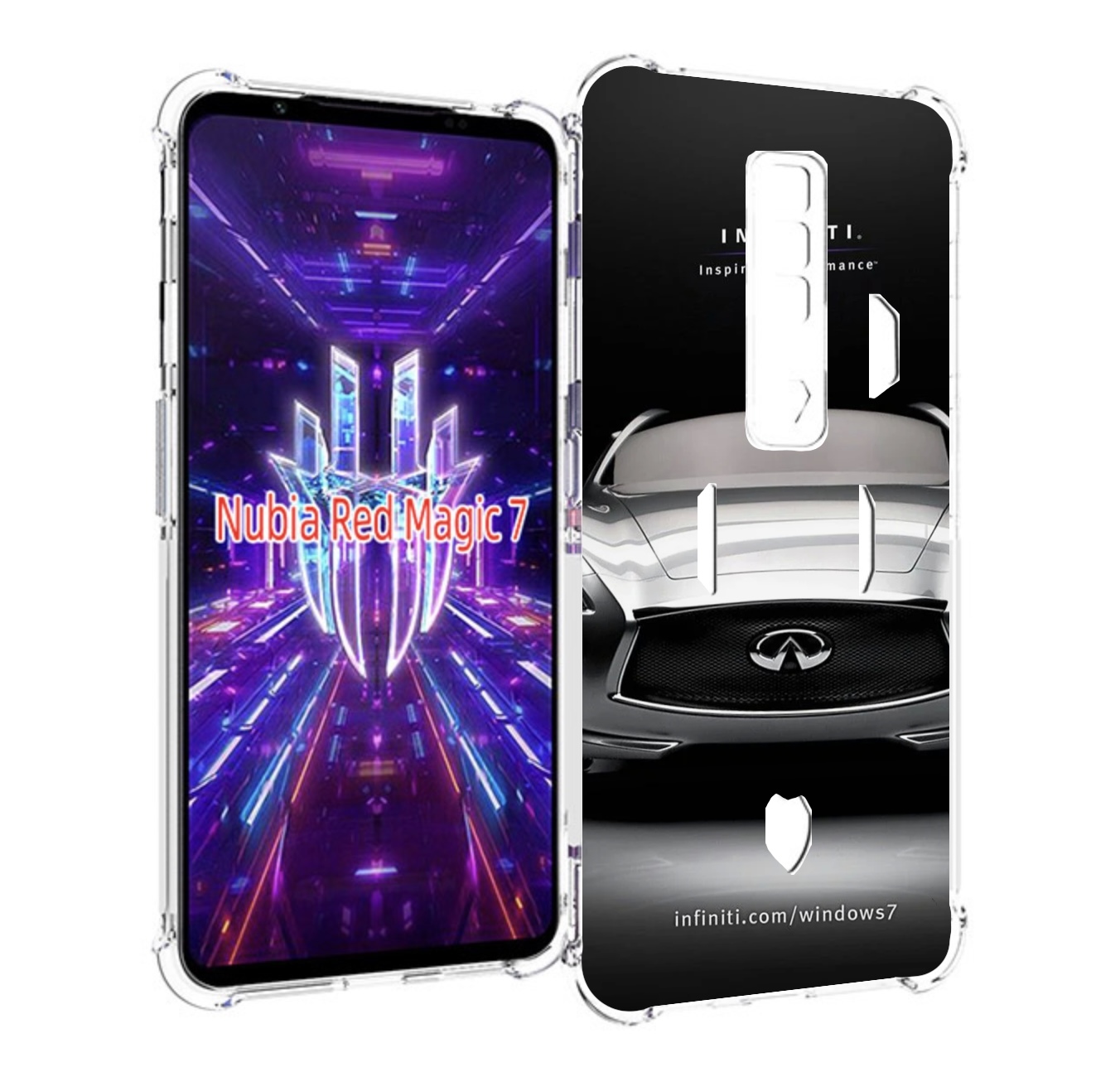 

Чехол MyPads infiniti-1 для ZTE Nubia Red Magic 7, Прозрачный, Tocco