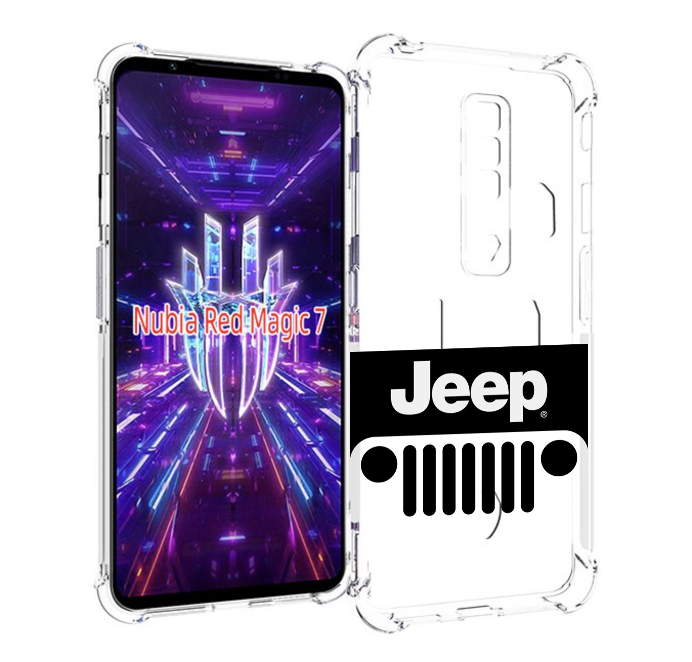 

Чехол MyPads jeep-3 мужской для ZTE Nubia Red Magic 7, Прозрачный, Tocco