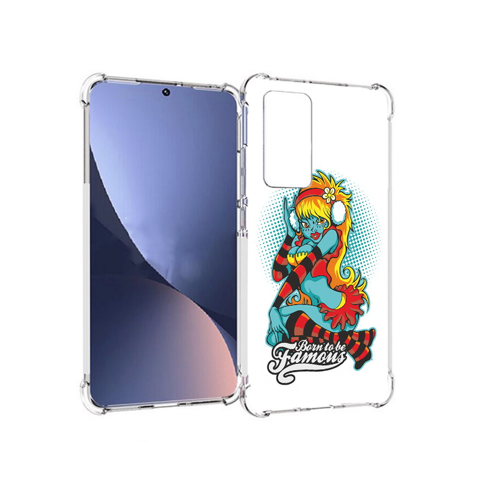 

Чехол MyPads Tocco для Xiaomi 12 нарисованная девушка в наушниках (PT226952.288.498), Прозрачный, Tocco