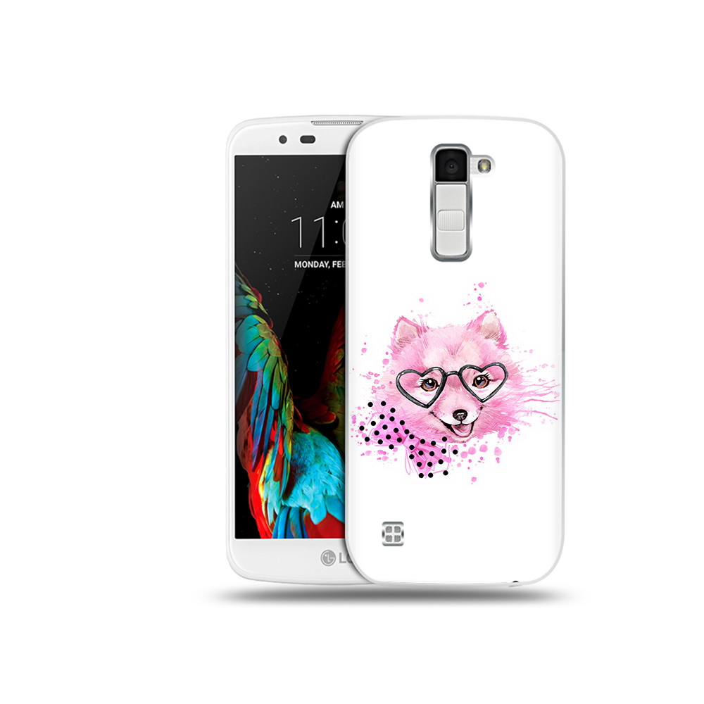 

Чехол MyPads Tocco для LG K10 розовый волченок (PT30014.80.585), Прозрачный, Tocco
