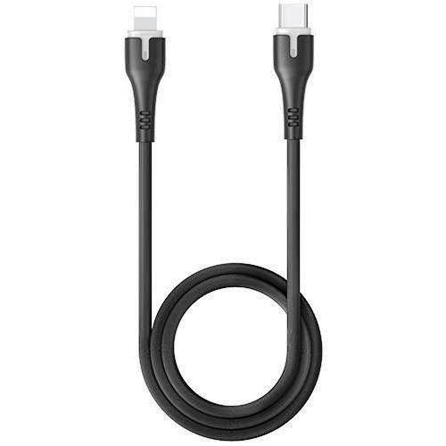 фото Кабель usb type-c на lightning hoco x45 pd 18w 3а, чёрный - 1 метр x45i black